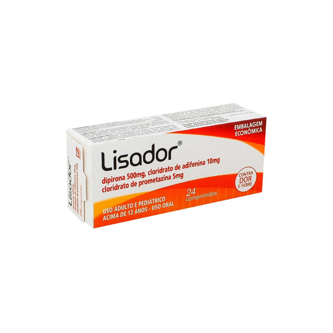 Lisador Dipirona 500mg